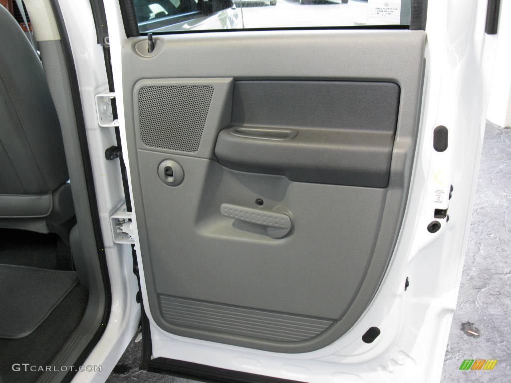 2006 Ram 1500 SLT Quad Cab - Bright White / Medium Slate Gray photo #19