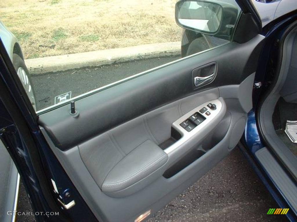 2003 Accord EX V6 Sedan - Eternal Blue Pearl / Gray photo #8