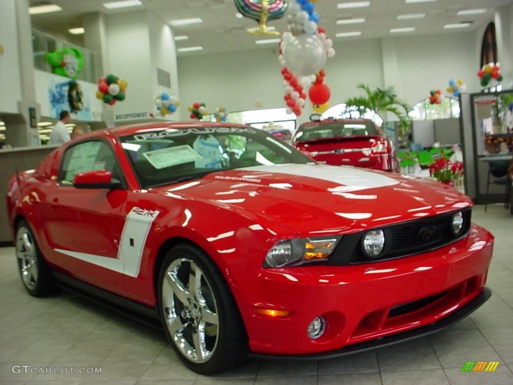 2010 Mustang Roush 427R  Supercharged Coupe - Torch Red / Charcoal Black photo #1