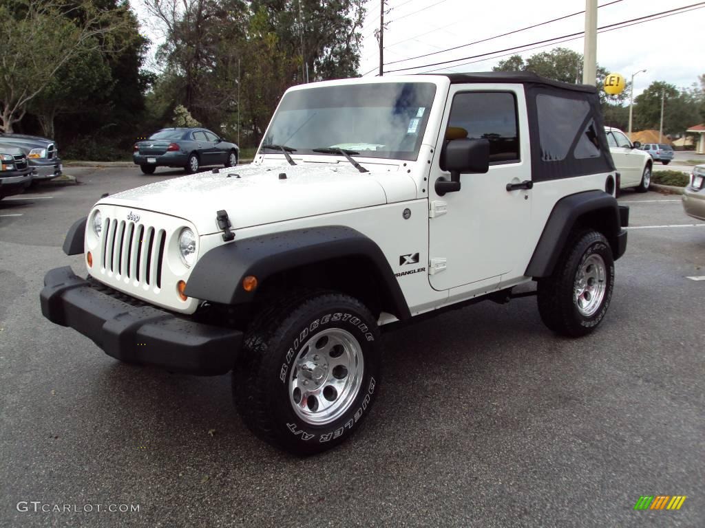 Stone White Jeep Wrangler