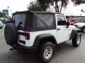 2007 Stone White Jeep Wrangler X 4x4  photo #8