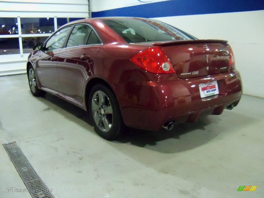 2009 G6 GXP Sedan - Performance Red Metallic / Ebony photo #3