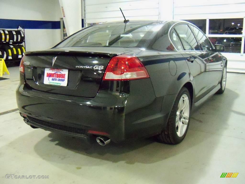 2009 G8 Sedan - Panther Black / Onyx photo #6