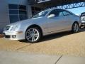 2007 Iridium Silver Metallic Mercedes-Benz CLK 350 Coupe  photo #2