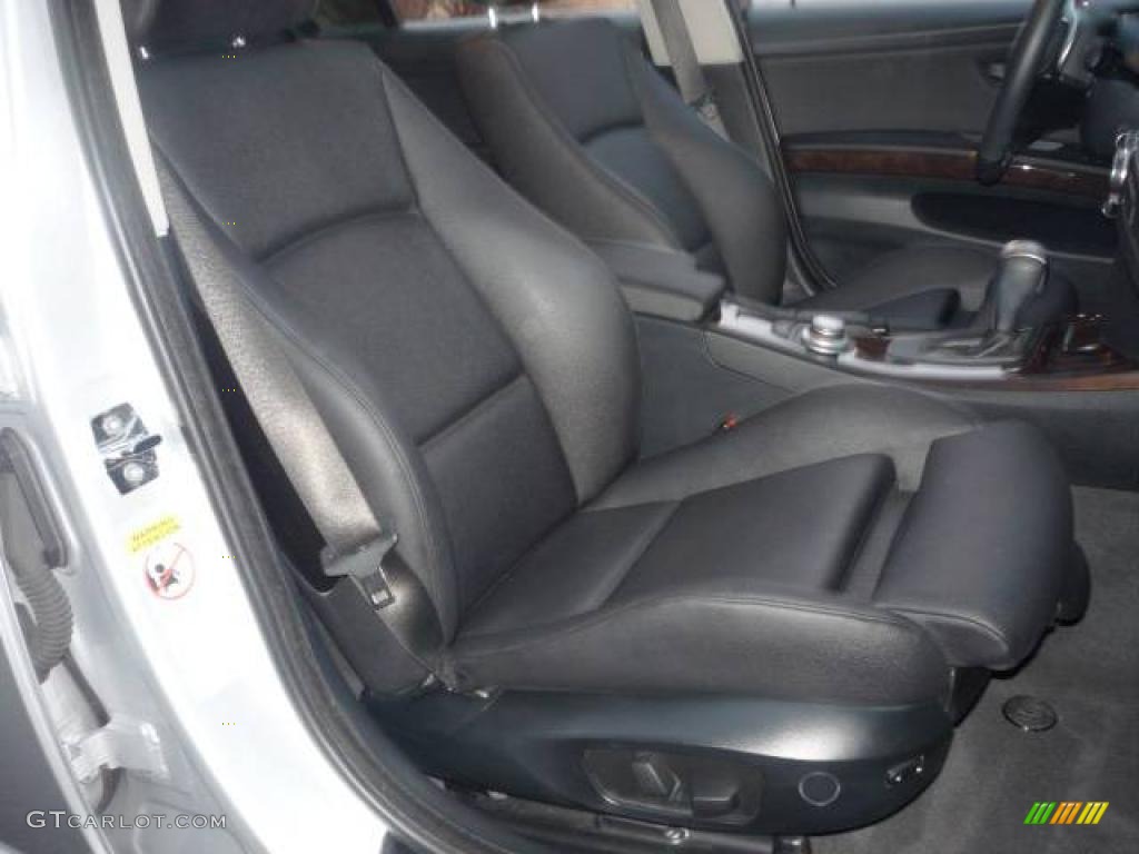 2007 3 Series 335i Sedan - Titanium Silver Metallic / Black photo #6