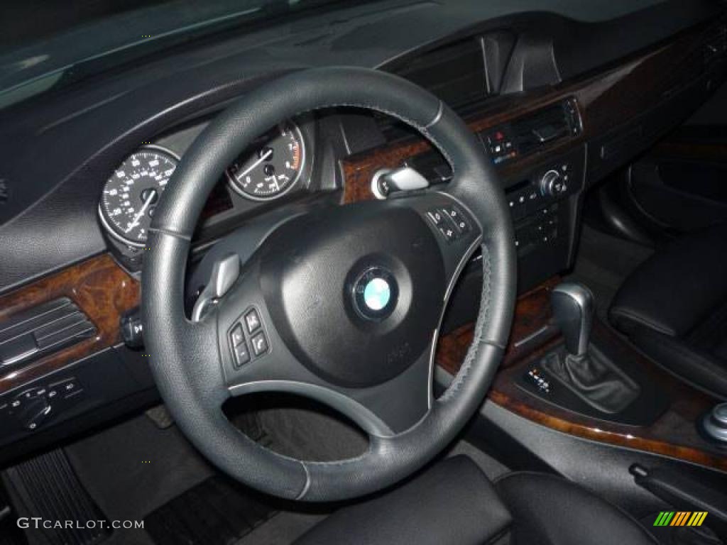 2007 3 Series 335i Sedan - Titanium Silver Metallic / Black photo #7