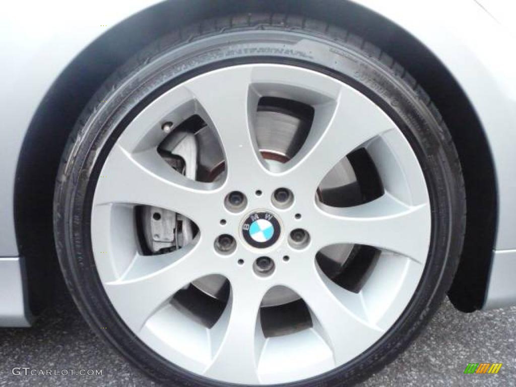2007 3 Series 335i Sedan - Titanium Silver Metallic / Black photo #9