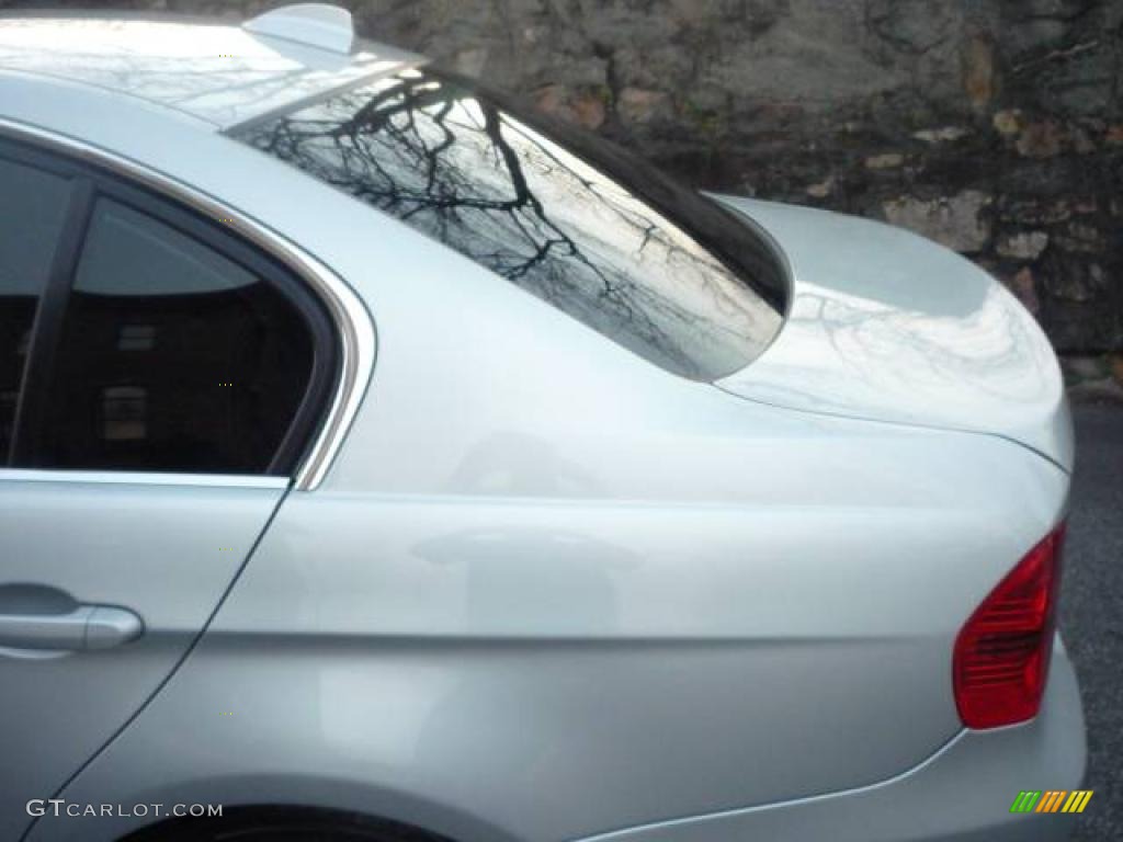 2007 3 Series 335i Sedan - Titanium Silver Metallic / Black photo #20