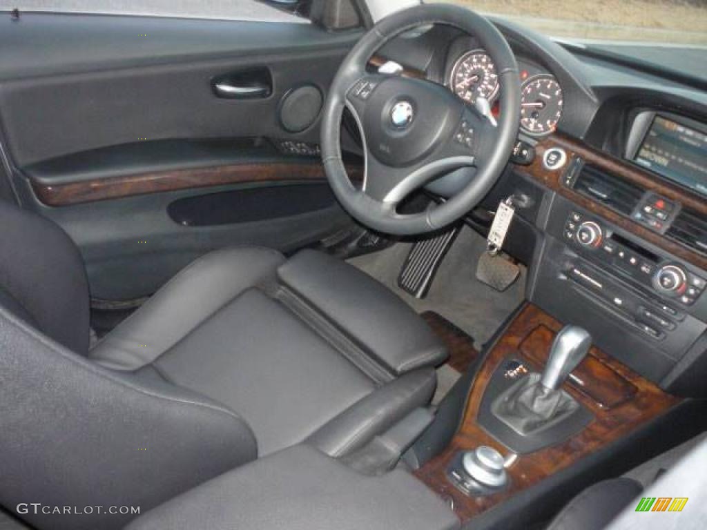 2007 3 Series 335i Sedan - Titanium Silver Metallic / Black photo #28