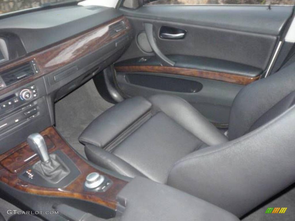 2007 3 Series 335i Sedan - Titanium Silver Metallic / Black photo #30