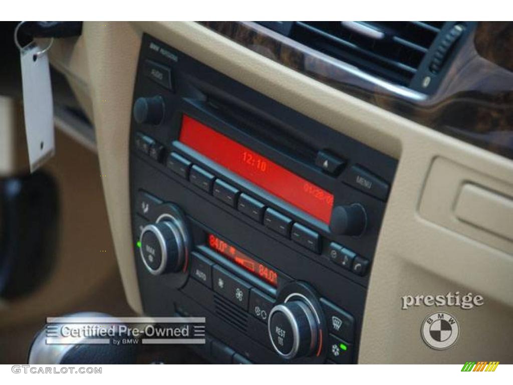 2007 3 Series 328xi Sedan - Jet Black / Beige photo #16