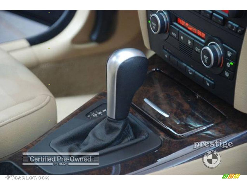 2007 3 Series 328xi Sedan - Jet Black / Beige photo #17