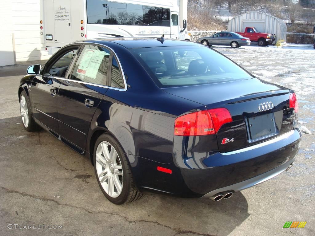 2007 S4 4.2 quattro Sedan - Deep Sea Blue Pearl Effect / Ebony photo #5