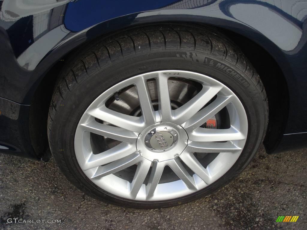 2007 S4 4.2 quattro Sedan - Deep Sea Blue Pearl Effect / Ebony photo #7