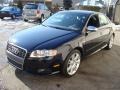 2007 Deep Sea Blue Pearl Effect Audi S4 4.2 quattro Sedan  photo #9