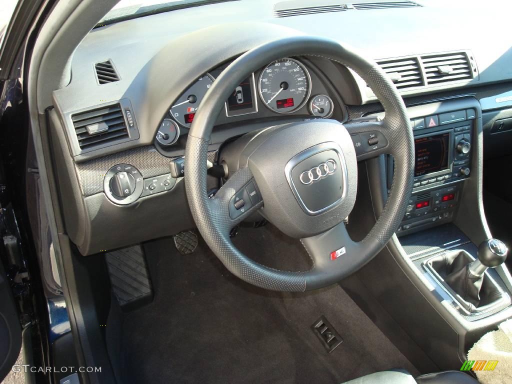 2007 S4 4.2 quattro Sedan - Deep Sea Blue Pearl Effect / Ebony photo #10