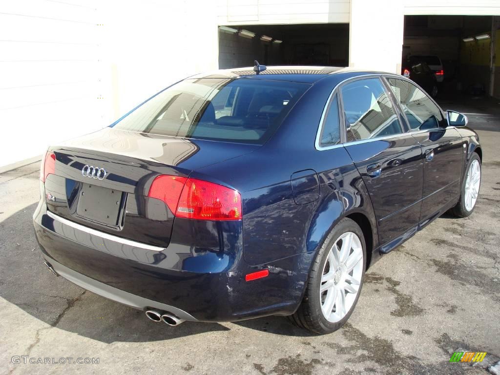 2007 S4 4.2 quattro Sedan - Deep Sea Blue Pearl Effect / Ebony photo #11