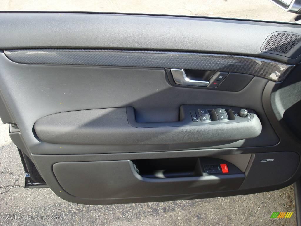 2007 S4 4.2 quattro Sedan - Deep Sea Blue Pearl Effect / Ebony photo #12