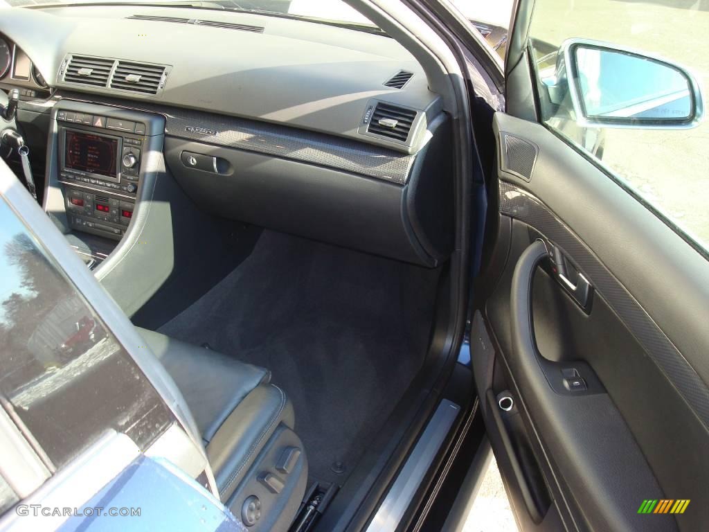 2007 S4 4.2 quattro Sedan - Deep Sea Blue Pearl Effect / Ebony photo #14