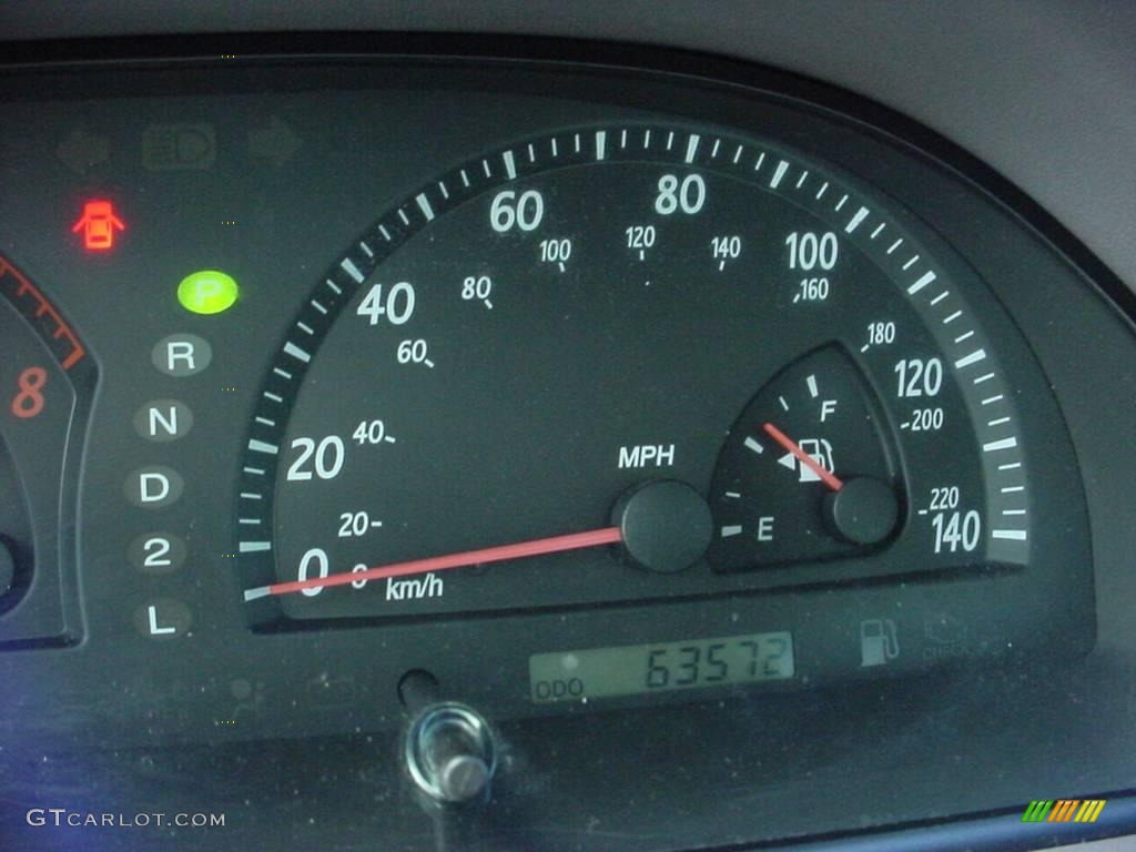 2003 Camry XLE - Lunar Mist Metallic / Stone photo #15