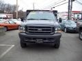 True Blue Metallic 2003 Ford F450 Super Duty XL Regular Cab Chassis Stake Truck