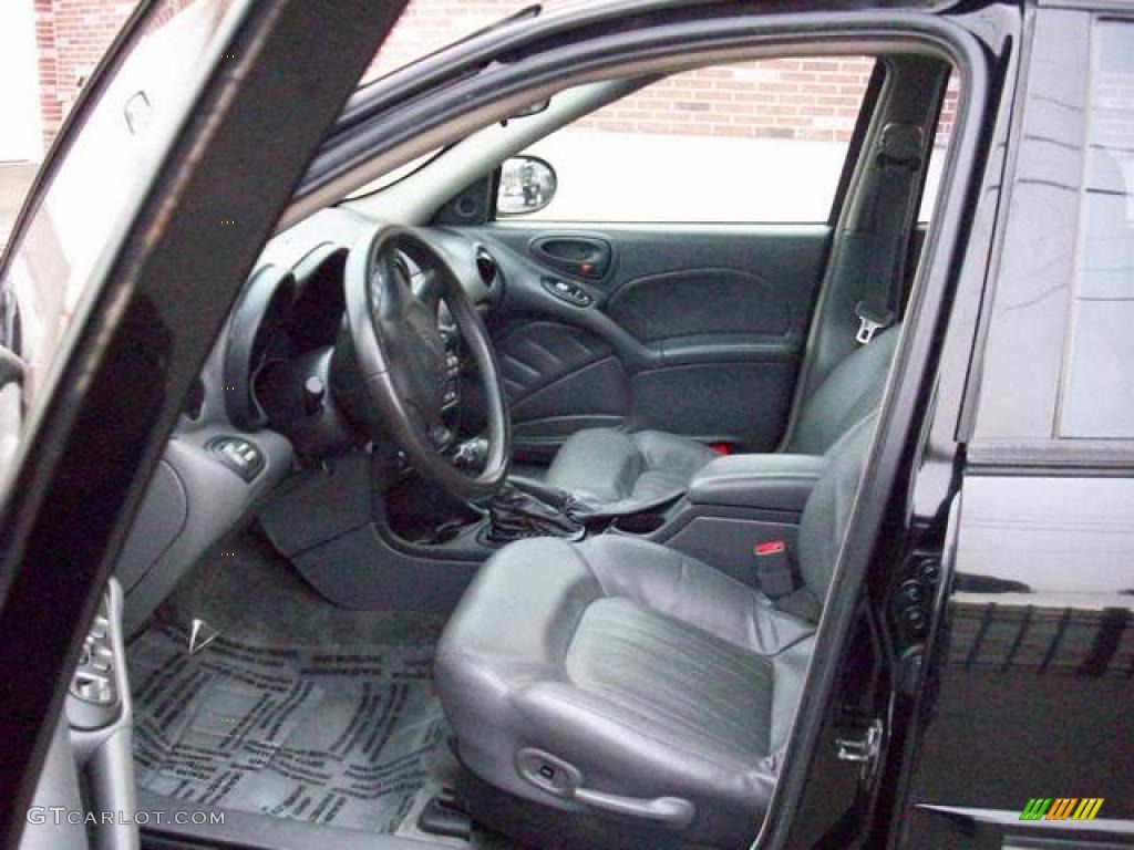 2002 Grand Am GT Sedan - Black / Dark Pewter photo #10