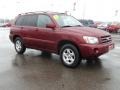 2005 Salsa Red Pearl Toyota Highlander I4  photo #7