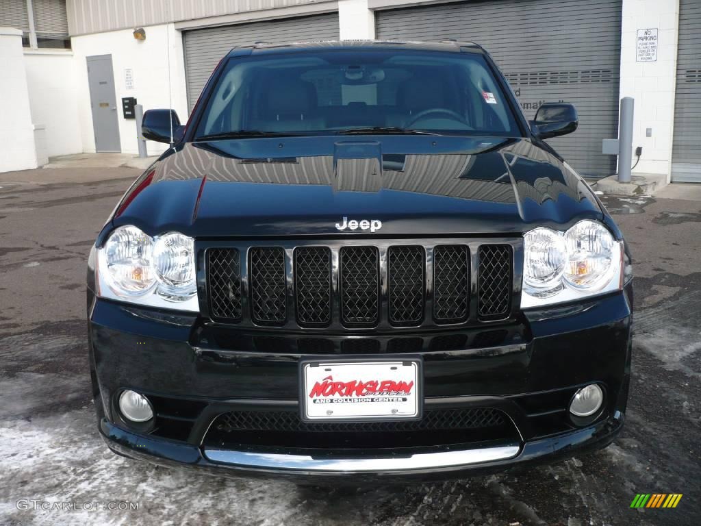 2007 Grand Cherokee SRT8 4x4 - Black / Medium Slate Gray photo #2