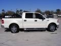 2007 White Sand Tri-Coat Ford F150 Lariat SuperCrew  photo #5