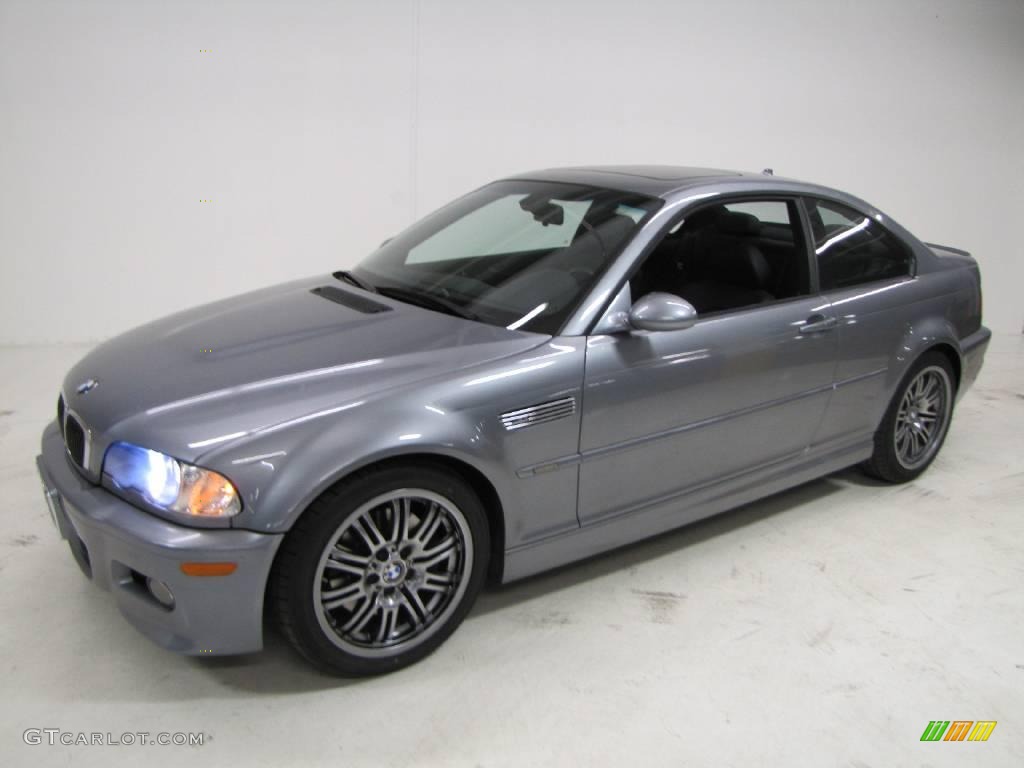 2005 M3 Coupe - Silver Grey Metallic / Black photo #10