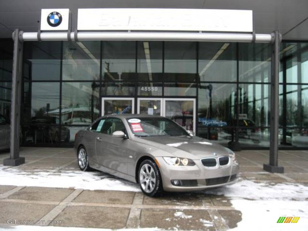 2007 3 Series 335i Convertible - Platinum Bronze Metallic / Cream Beige Dakota Leather photo #2