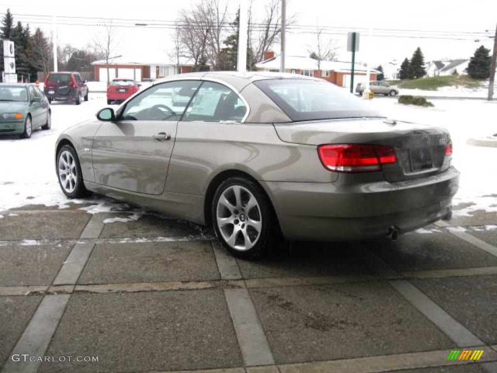 2007 3 Series 335i Convertible - Platinum Bronze Metallic / Cream Beige Dakota Leather photo #6