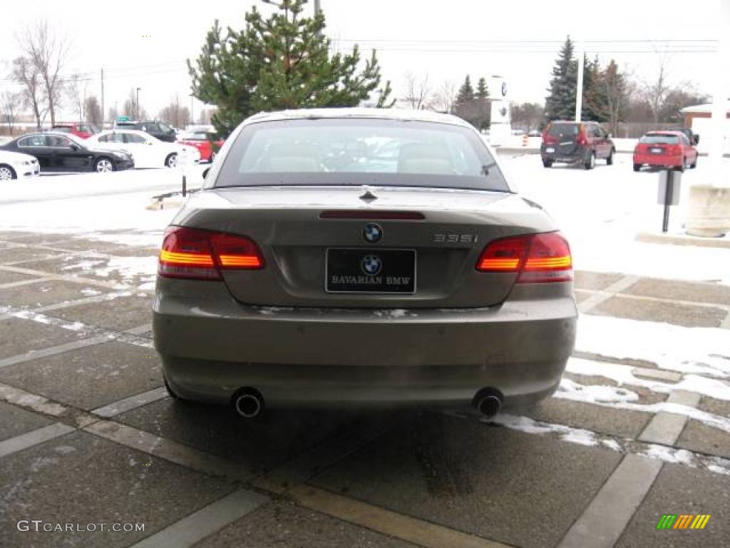 2007 3 Series 335i Convertible - Platinum Bronze Metallic / Cream Beige Dakota Leather photo #7