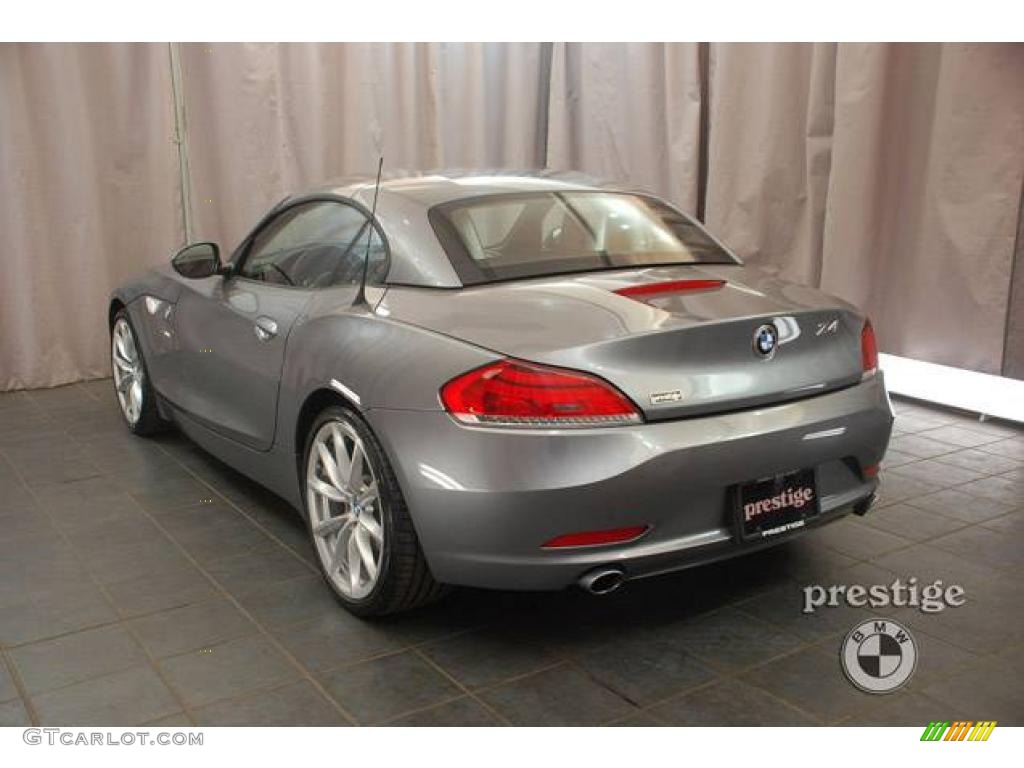 2009 Z4 sDrive35i Roadster - Space Gray Metallic / Coral Red Kansas Leather photo #3