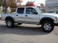 2003 Lunar Mist Silver Metallic Toyota Tacoma V6 Double Cab 4x4  photo #2