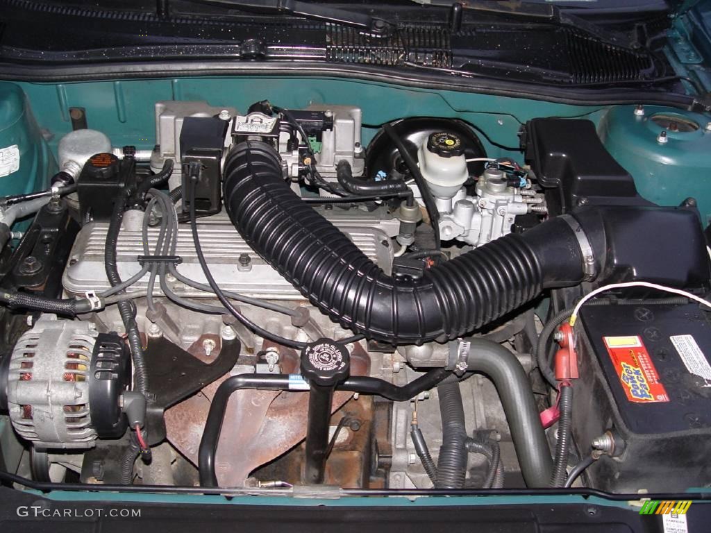 1997 Cavalier LS Sedan - Green Metallic / Graphite photo #18