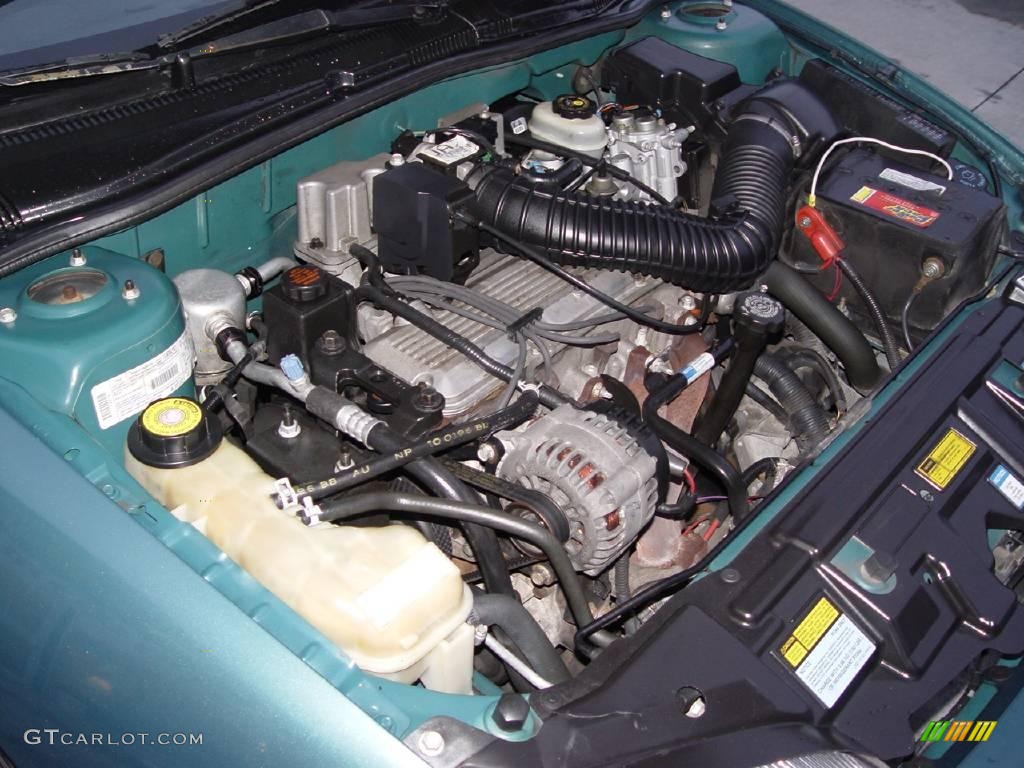 1997 Cavalier LS Sedan - Green Metallic / Graphite photo #19