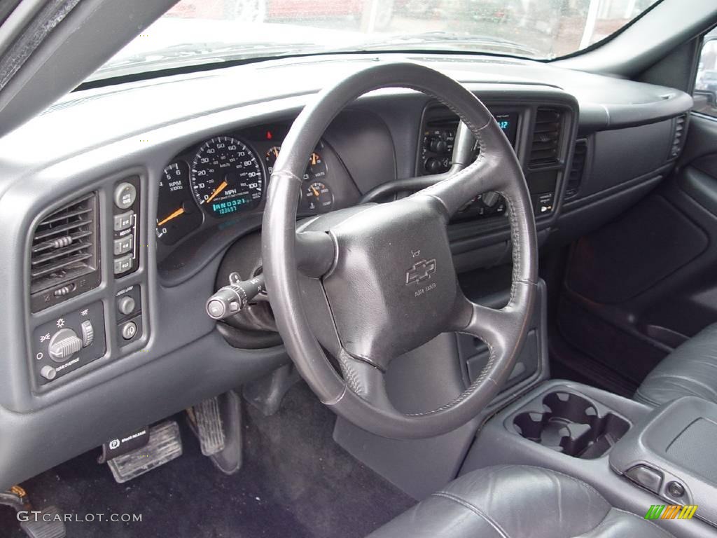 2002 Silverado 1500 LT Extended Cab 4x4 - Light Pewter Metallic / Graphite Gray photo #9