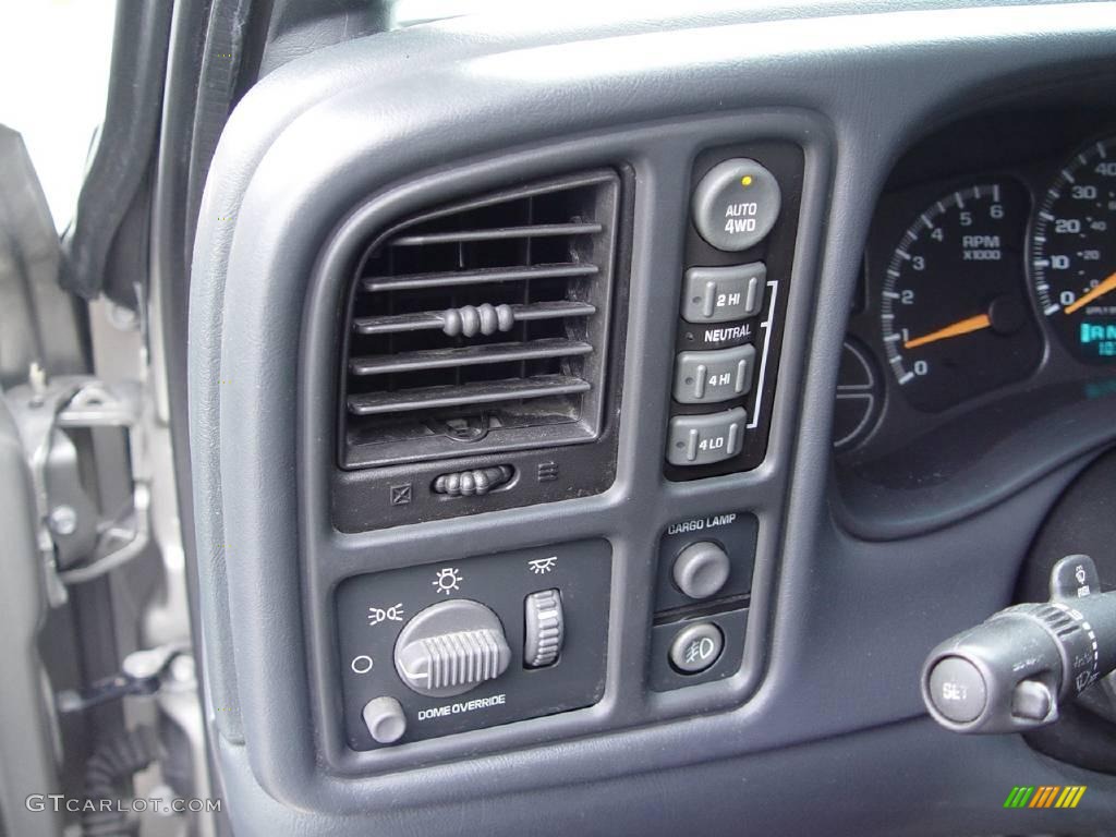 2002 Silverado 1500 LT Extended Cab 4x4 - Light Pewter Metallic / Graphite Gray photo #10