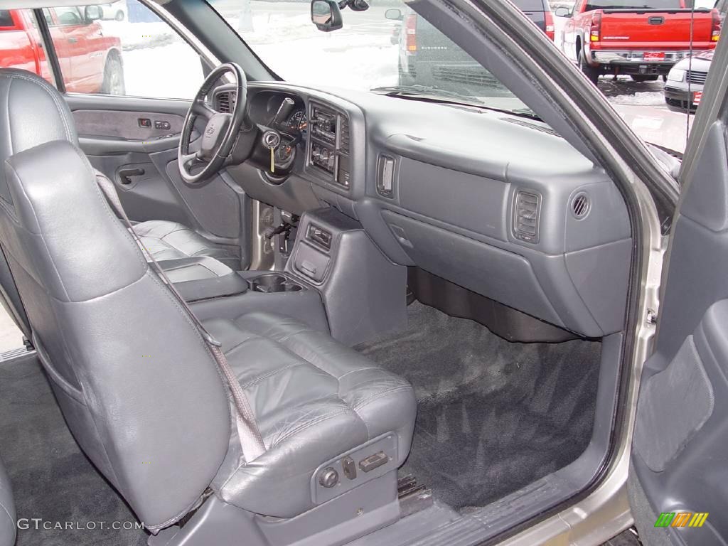 2002 Silverado 1500 LT Extended Cab 4x4 - Light Pewter Metallic / Graphite Gray photo #18