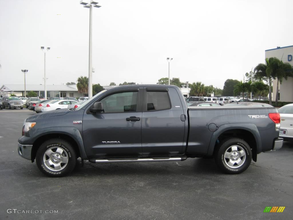 2008 Tundra SR5 TRD Double Cab - Slate Gray Metallic / Black photo #3
