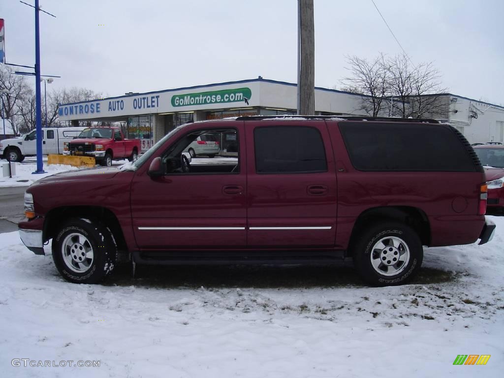 2003 Suburban 1500 LT - Redfire Metallic / Gray/Dark Charcoal photo #2