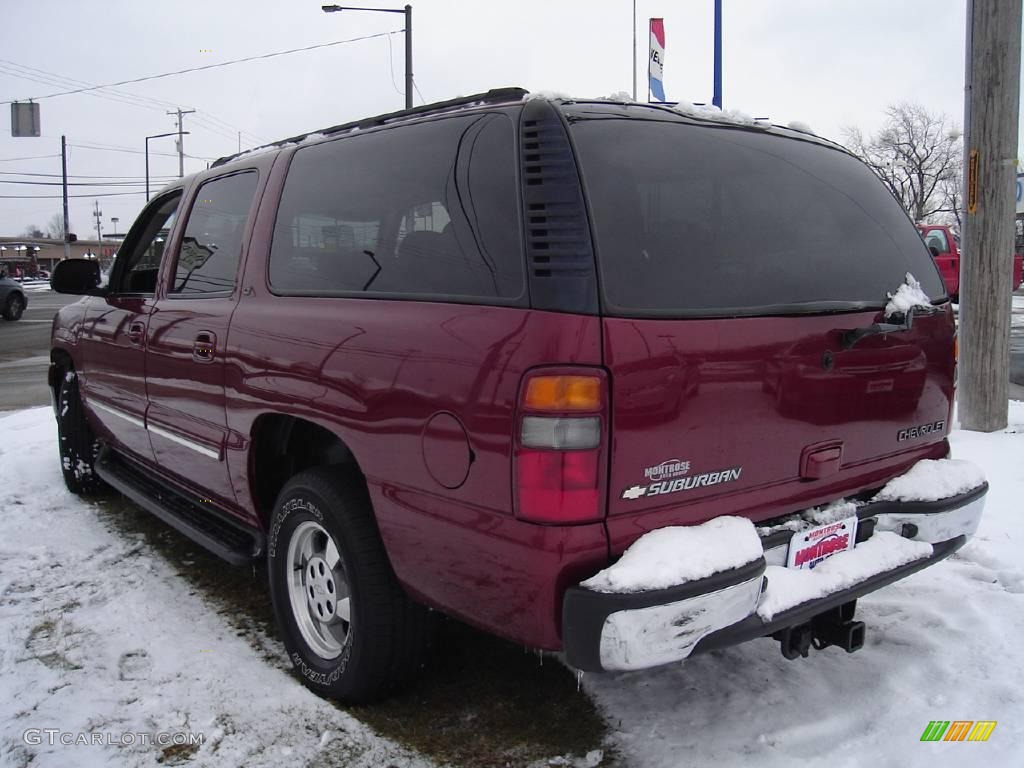 2003 Suburban 1500 LT - Redfire Metallic / Gray/Dark Charcoal photo #3