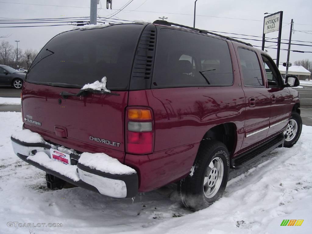 2003 Suburban 1500 LT - Redfire Metallic / Gray/Dark Charcoal photo #5