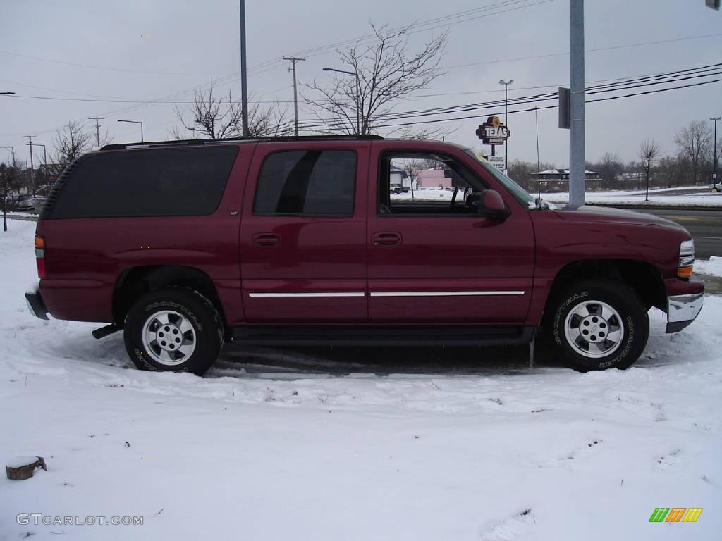 2003 Suburban 1500 LT - Redfire Metallic / Gray/Dark Charcoal photo #6