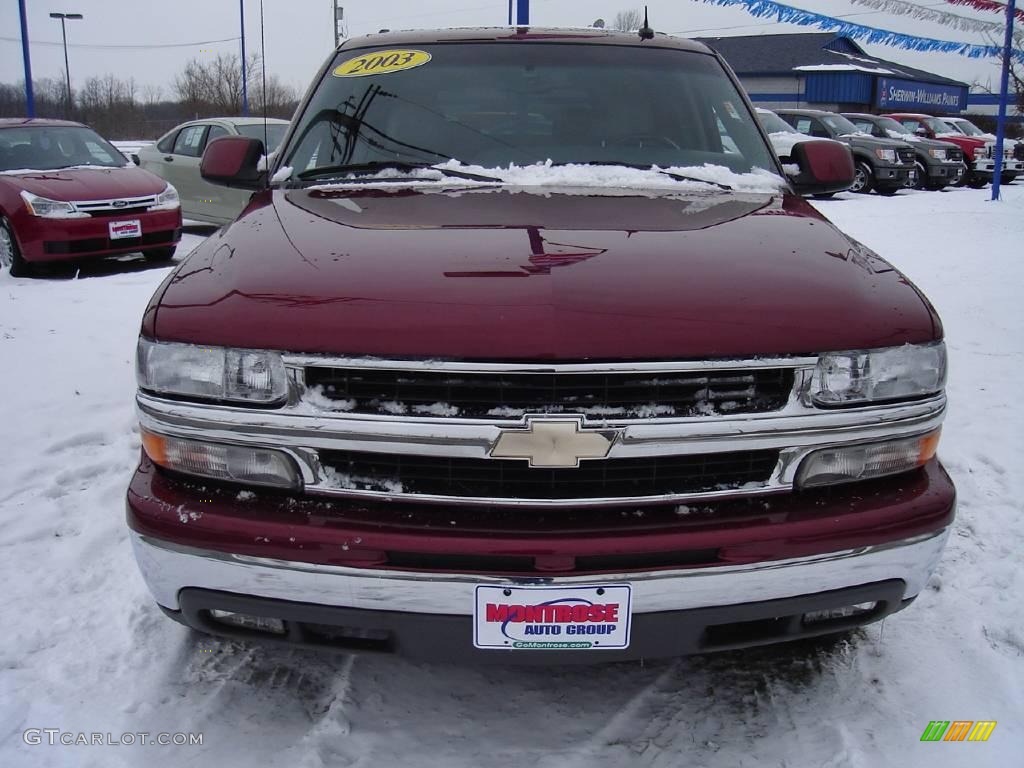 2003 Suburban 1500 LT - Redfire Metallic / Gray/Dark Charcoal photo #8