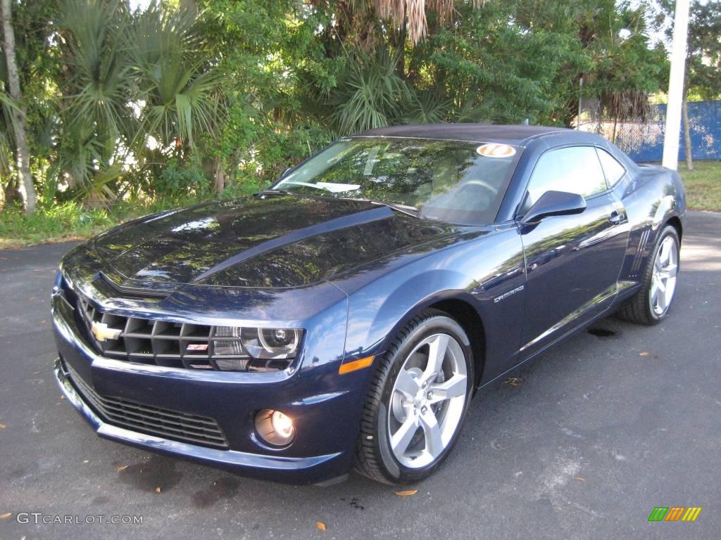 2010 Camaro SS/RS Coupe - Imperial Blue Metallic / Gray photo #1