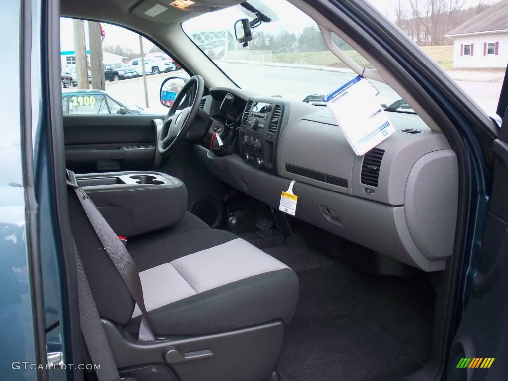 2009 Silverado 1500 LS Extended Cab 4x4 - Blue Granite Metallic / Dark Titanium photo #18