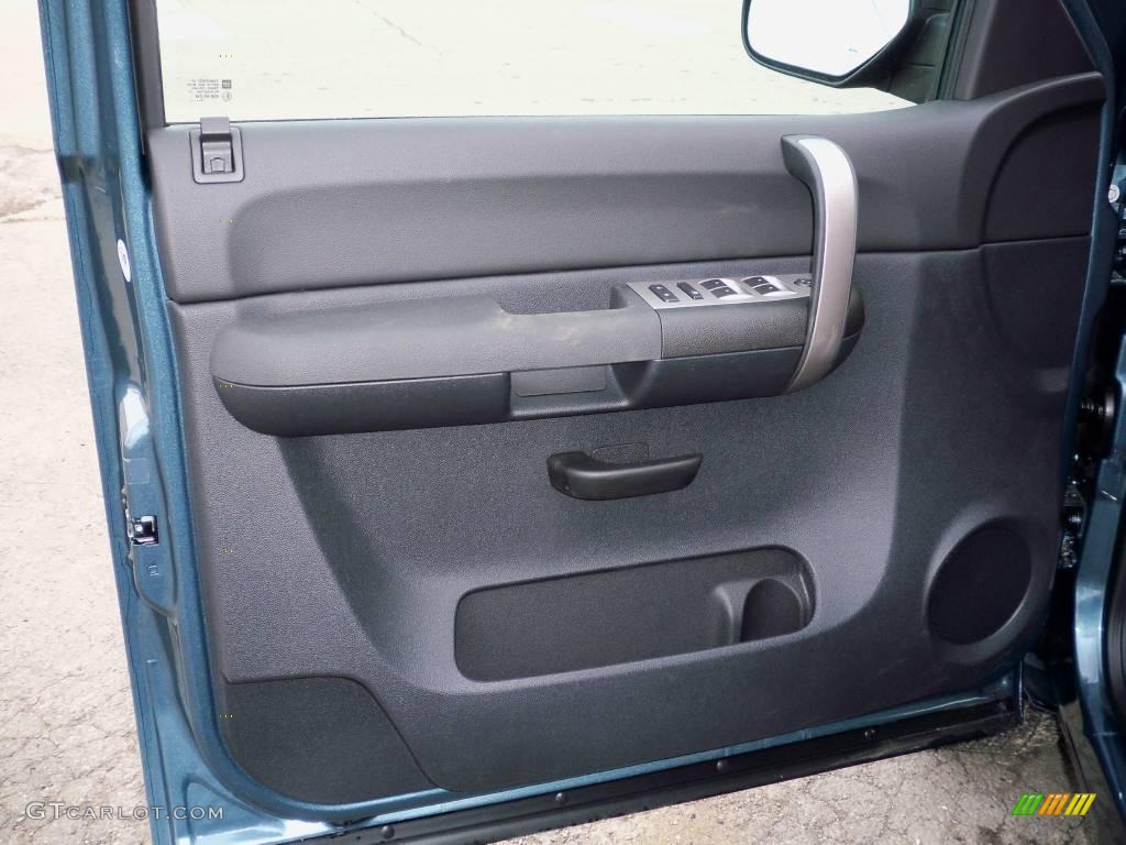 2009 Silverado 1500 LS Extended Cab 4x4 - Blue Granite Metallic / Dark Titanium photo #19