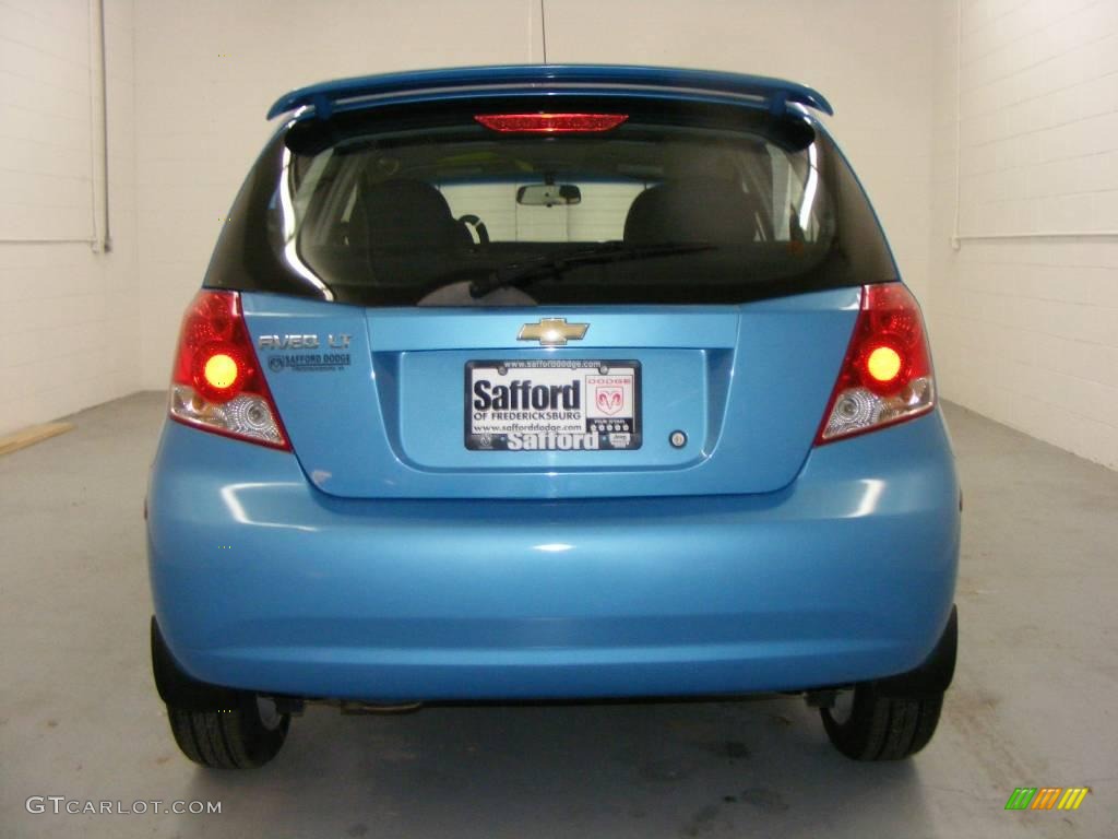 2006 Aveo LT Hatchback - Bright Blue / Charcoal photo #5